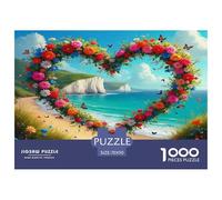 1000 Elementi Love Flowers Puzzles Giochi-rompicapo Decorazione Perfetta Giochi Beautiful Puzzle Relax Intrattenimento Creativo Per Adulti E Bambini 70x50cm/1000pcs