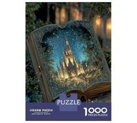 1000 Elementi Magic Book Puzzle Classici Giochi Decorazione Perfetta Giochi Castle in The Book Puzzle Relax Giochi Educativo Per Uomini E Donne 52x38cm/1000pcs