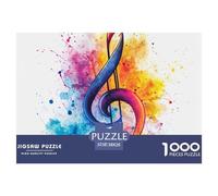 1000 Elementi Notazione musicale Puzzle Sfide Divertenti Decora La Casa Partiture musicali Puzzle Di Autotone Intrattenimento Creativo Per Adulti E Ragazzi 38x26cm/1000pcs