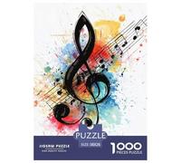 1000 Elementi Notazione musicale Puzzles Classici Giochi Decora La Casa Giochi Partiture musicali Puzzle Relax Intrattenimento Creativo Per Adulti E Bambini 38x26cm/1000pcs