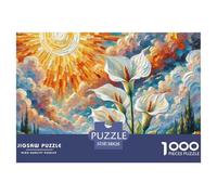1000 Elementi pace Lily Puzzles Classici Giochi Decorazione Perfetta Fiore Puzzle Di Autotone Intrattenimento Creativo Per Adulti E Bambini 38x26cm/1000pcs