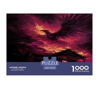 1000 Elementi Phoenix Puzzle Sfide Divertenti Decora La Casa Mythical Creatures Puzzle Di Cartone Intrattenimento Creativo Per Adulti E Ragazzi 70x50cm/1000pcs