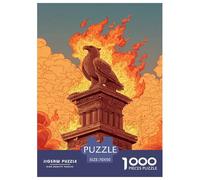 1000 Elementi Phoenix Puzzles Giochi-rompicapo Decorazione Perfetta Giochi Mythical Creatures Puzzle Relax Intrattenimento Creativo Per Adulti E Bambini 70x50cm/1000pcs