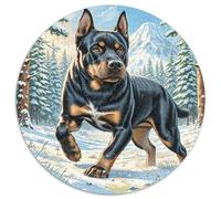 1000 Elementi Russian Black Terrier Puzzles Sfide Divertenti Decorazione Perfetta Cute Animal Puzzle Di Cartone Intrattenimento Creativo Per Uomini E Donne 1000pcs (67.5x67.5cm)