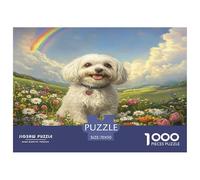 1000 Elementi Shih Tzu Puzzles Classici Giochi Decora La Casa Giochi Animalii Puzzle Relax IntRattetetototenimento Creativo Per Adulti E Bambini 70x50cm/1000pcs