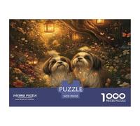 1000 Elementi Shih Tzu Puzzles Giochi-rompicapo Decora La Casa Giochi Animal Puzzle Relax Giocattoli Sfida Regalo Per Uomini E Donne 70x50cm/1000pcs