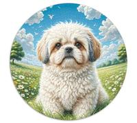 1000 Elementi Shih Tzu Puzzles Giochi-rompicapo Decorazione Perfetta Giochi Cute Animal Puzzle Relax Intrattenimento Creativo Per Adulti E Bambini 1000pcs (67.5x67.5cm)