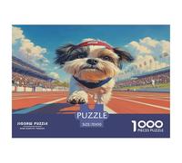 1000 Elementi Shih Tzu Puzzles Sfide Divertenti Decora La Casa Animal Puzzle Di Cartone Giocattoli Sfida Regalo Per Adulti E Bambini Da 12 Anni 70x50cm/1000pcs