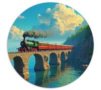 1000 Elementi Steam Train Puzzles Classici Giochi Decora La Casa Giochi Dream Journey Puzzle Relax Intrattenimento Creativo Per Adulti E Bambini 1000pcs (67.5x67.5cm)
