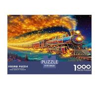 1000 Elementi Steam Train Puzzles Sfide Divertenti Decora La Casa Dream Journey Puzzle Di Cartone Giocattoli Sfida Regalo Per Adulti E Bambini Da 12 Anni 38x26cm/1000pcs