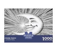 1000 Elementi Strange Moon Puzzle Sfide Divertenti Decora La Casa Funky Planet Puzzle Di Cartone Intrattenimento Creativo Per Adulti E Ragazzi 38x26cm/1000pcs