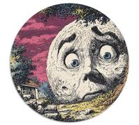 1000 Elementi Strange Moon Puzzle Sfide Divertenti Decorazione Perfetta Funky Planet Puzzle Di Cartone Giocattoli Sfida Regalo Per Adulti E Bambini 1000pcs (67.5x67.5cm)