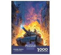 1000 Elementi Tank Puzzle Classici Giochi Decorazione Perfetta Giochi War Machine Puzzle Relax Giochi Educativo Per Uomini E Donne 38x26cm/1000pcs
