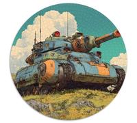 1000 Elementi Tank Puzzle Sfide Divertenti Decorazione Perfetta War Machine Puzzle Di Cartone Giocattoli Sfida Regalo Per Adulti E Bambini 1000pcs (67.5x67.5cm)