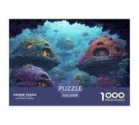 1000 Elementi The Coral Hut Isles Puzzle Sfide Divertenti Decorazione Perfetta Giochi Luminous Sea Valley Puzzle Relax Intrattenimento Creativo Per Adulti 52x38cm/1000pcs