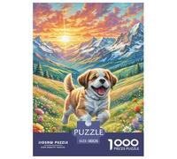 1000 Elementi The Saint Bernard Puzzle Giochi-rompicapo Decorazione Perfetta Cute Animal Puzzle Di Cartone Giocattoli Sfida Regalo Per Adulti E Bambini 38x26cm/1000pcs