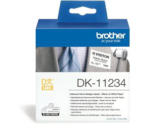 1000 ETICHETTE ORIGINALI BROTHER DK-11234 86X60MM BIANCHE