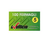 1000 Fermagli in Acciaio, Graffette 50 mm N. 5, Stecca da 10 Scatole da 100 Pezzi