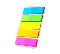 1000 fogli colorati PET riposizionabili foglietti adesivi scrivibili per raccoglitore, quaderni, planner per la casa etichette per l'organizzazione