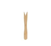 1000 Forchettine di legno per patatine 2 punte 8,5 cm