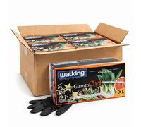 1000 Guanti Chef monouso nitrile nero Walking 4,0gr taglia XL 9-9,5