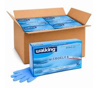 1000 Guanti monouso in nitrile Walking Nitroflex taglia XL 9-9,5