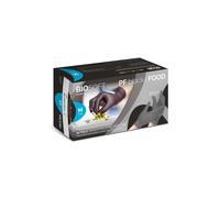 1000 GUANTI NITRILE MONOUSO NERO NO TALCO NO LATTICE ALIMENTARE S/M/L/XL