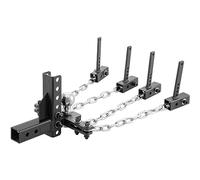 1000 libbre distribuzione del peso Equalizer Bar Trailer 4 gancio di traino capacità della linguetta gancio di livellamento del carico con controllo dell'oscillazione(1400lbs 4in)