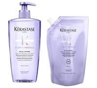 1000 litro Kérastase Blond Absolu Bundle (Shampoo 500ml + Refill 500ml)