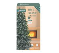 1000 Luci Timer Multicolore Per Albero Di Natale LED Premier - Bianche