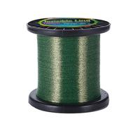 1000 m super forte pesca alla carpa invisibile lenza da pesca picchiettata 3D mimetica affondante filo rivestito in fluorocarbon filo da pesca (colore: 1000 m verde, dimensioni: 1,5-0,205 mm)