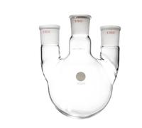 1000 ml 24/29 * 3 o 29/32 * 3 Flacone da 1 l Forma dritta con tre colli Bocche standard rettificate(29-29 - 29)