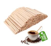 1000 Palettine Caffè in Legno 11 cm, Palette Caffè Monouso, Palettine Caffe Bastoncini Legno per Girare Zucchero Bevande e Caffe nei Bicchierini