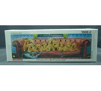1000 Parti Panorama Puzzle Labrador Divano Eurographics 32 X 96 CM Nuovo Ovp
