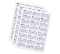 1000 Pcs Adesivo Attenzione Per Etichette Impermeabili Di Avvertimento