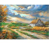 1000 Pcs Country Road Jigsaw Puzzle In Legno Sfida L'Arredamento Della Camera Da Letto Della Casa Per Adulti, Alleviamento Dello Stress Per Adulti