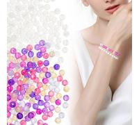 1000 Pcs Glass Spacer Beads Perline Che Cambiano Colore Perle Di Plastica