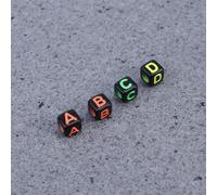 1000 Pcs Perline Braccialetti Con Lettere Lettera Quadrata Acriliche Sciolte