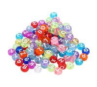 1000 Pcs Perline Braccialetti Con Lettere Perle Di Alfabeto Colorate Acriliche