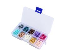 1000 PCS Perline Rotonde La Realizzazione Di Collane Perle Sciolte