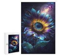 1000 PCS Puzzle Cosmic Sunflower Bloom-8 Puzzle Per Adolescenti Corsa Di Velocità Manuale Lista Dei Desideri Con Babbo Natale Giocattoli Giochi Educativi 1000 PCS