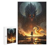 1000 PCS Puzzle Dragon Confrontation Hero And Beasts Puzzle Per Adulti Giocattoli Antistress Vacanza A Casa Ammazza Il Tempo Offerta Come Regalo Per Tutta La Famiglia 1000 PCS