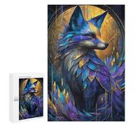 1000 PCS Puzzle Enchanted Fox Artwork Puzzle Per Adulti Puzzle Per Divertimento in Famiglia Difficile E Stimolante Gioco Educativo Per Famiglie 1000 PCS