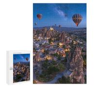 1000 PCS Puzzle Hot Air Balloons Over Cappadocia -1 Puzzle Per Adolescenti Corsa Di Velocità Manuale Lista Dei Desideri Con Babbo Natale Giocattoli Giochi Educativi 1000 PCS