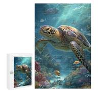 1000 PCS Puzzle Ocean Life Adventure-1 Puzzle Per Adolescenti Corsa Di Velocità Manuale Lista Dei Desideri Con Babbo Natale Giocattoli Giochi Educativi 1000 PCS