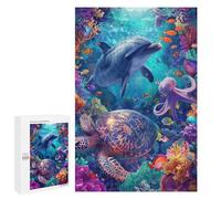 1000 PCS Puzzle Ocean Life Adventure Puzzle Per Adulti Puzzle Divertenti E Umoristici Stimolanti Da Completare Regali Unici Per Compleanno E Natale 1000 PCS