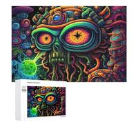1000 PCS Puzzle Per Adolescenti Alien Portrait Puzzle Per Adolescenti Gioco Rompicapo Migliora La Memoria Regali Di Natale Compleanno 1000 PCS