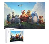 1000 PCS Puzzle Per Adolescenti Amazon Rainforest Animals Adventure Puzzle Per Adulti Giocattoli Fai Da Te Sfida Difficile Regali Antistress 1000 PCS