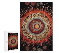 1000 PCS Puzzle Per Adolescenti Australian Style Dot Paint Puzzle Per Adulti Gioco Pratico Assemblaggio Di Modelli Regali Unici Per Compleanno E Natale 1000 PCS