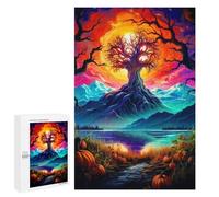 1000 PCS Puzzle Per Adolescenti Autumnal Fantasy Landscape -1 Puzzle Per Adolescenti Gioco Rompicapo Migliora La Memoria Regali Di Natale Compleanno 1000 PCS